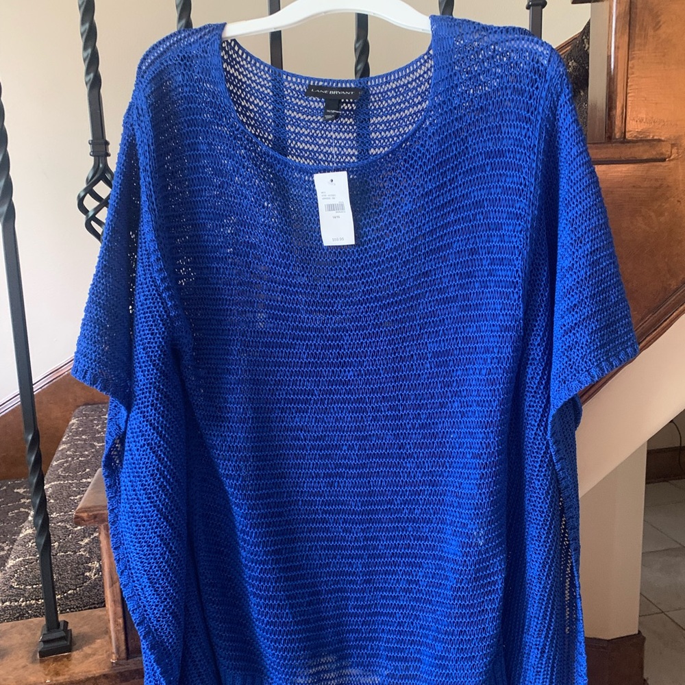 Light weight sweater Colbert blue size 2X